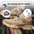 thumbnail image 5 of AUXDIQ Steel Toe Work Shoes for Men Women Construction Industrial Safety Sneakers, 5 of 6