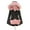 Pink, variant on ELFINDEA Womens Tops Mid-length Hooded Winter Warm Plus Fleece Coat Plus Cotton Padded Coat Pink XL