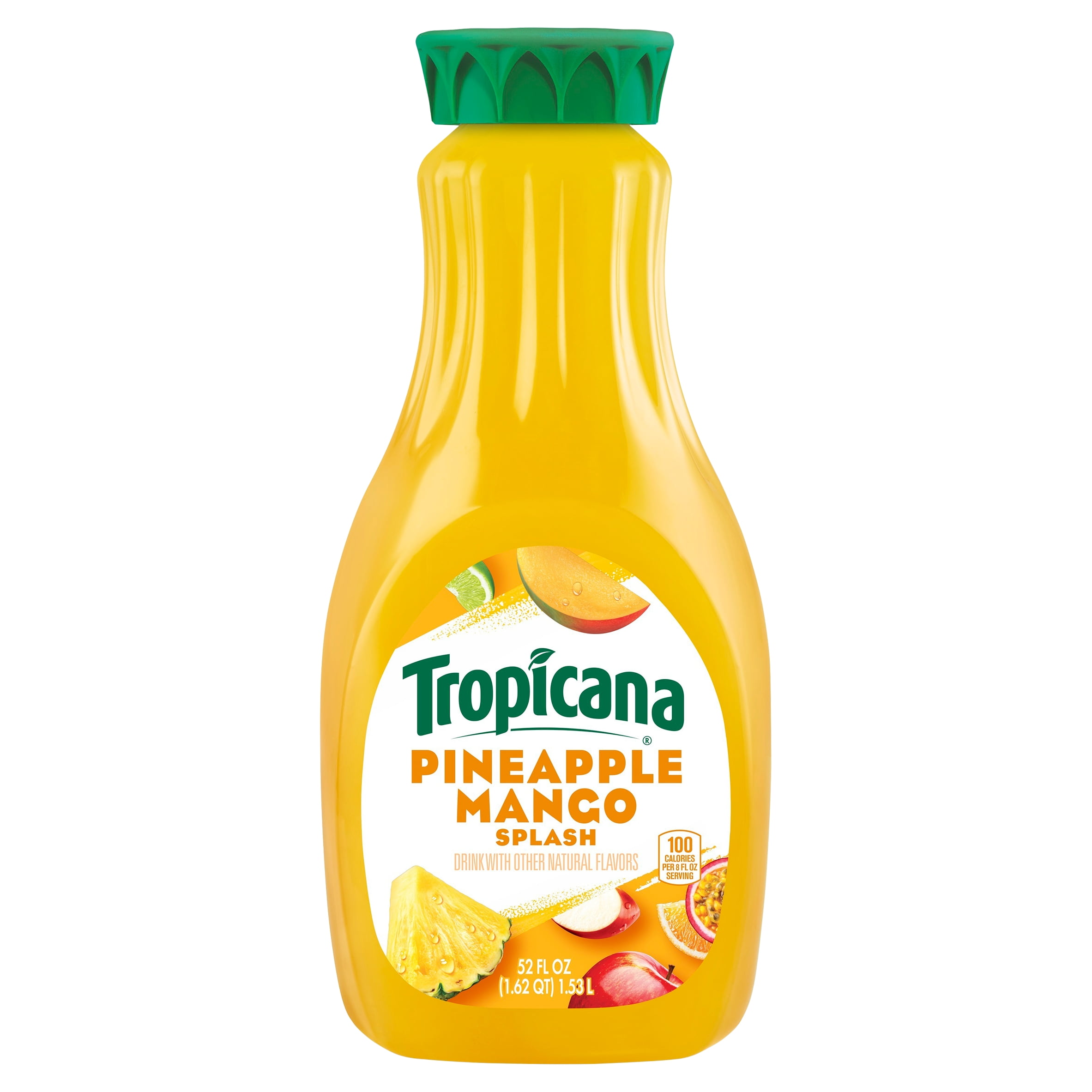 Tropicana Pineapple Mango Splash Juice Drink, 52 oz Bottle