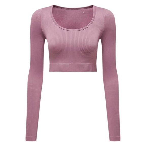 TriDri Womens Ribbed Seamless 3D Crop Top