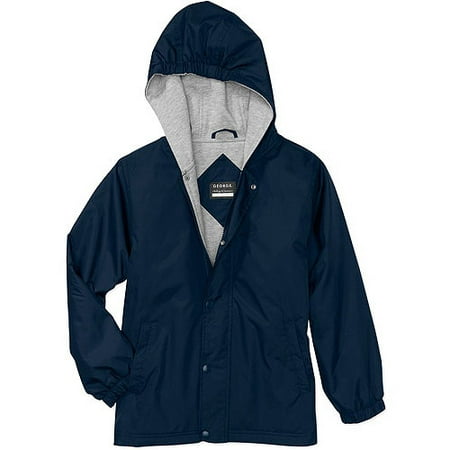 George - George Boys School Uniforms Jersey Lined Hooded Jacket ...