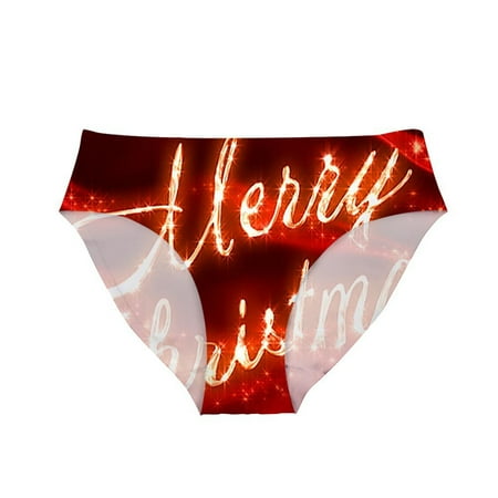 

Mrat Seamless Panties High Waisted Full Briefs Women s Printed Underwear Briefs Lce Silk Casual Comfortable Underwear Women s Underwear High Waisted Cotton Underwear