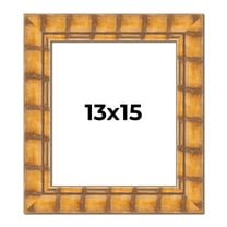 13x15 Frame Beige Real Wood Picture Frame Width 3 inches | Interior Frame Depth 0.5 inches |