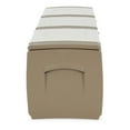 thumbnail image 4 of Homeplast Coffre de Rangement Extérieur en Plastique Résine pour Coussins de Patio, Beige/blanc, 4 of 9