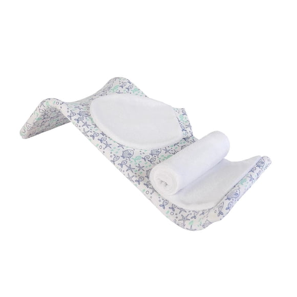 Respaldo De Baño Baby Mink Espuma Azul