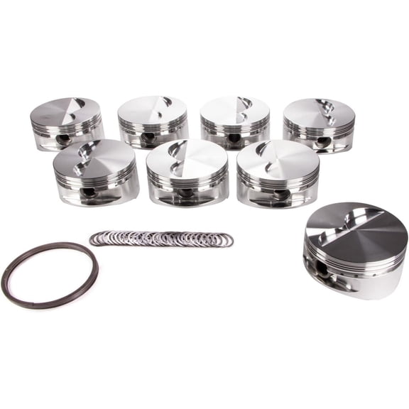 JE Pistons (242886) Piston for Small Block Chevy, Set of 8