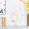 thumbnail image 4 of Cage Candlestick,Innovative Iron Leaves Hollow Home Decoration Candlestick Next-Gen Design, 4 of 8