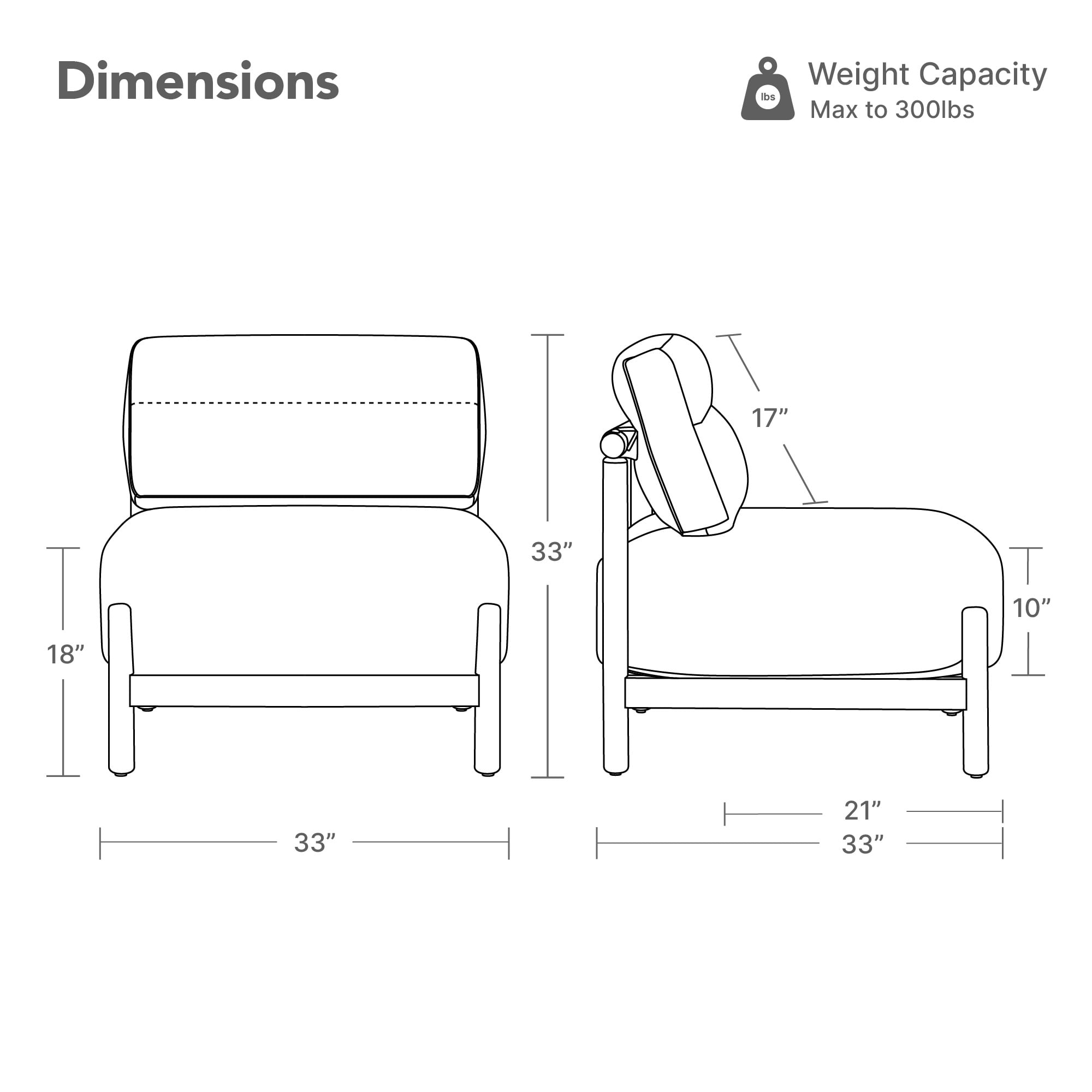 Spruce & Spring Modern Upholstered Accent Chair with Solid Wood Frame, Comfortable Fabric Lounge Chair for Living Room Bedroom, Linen