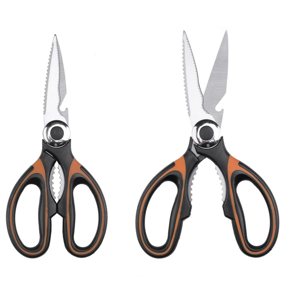 2 PACK Kitchen Scissors Heavy Duty Cooking Shears for Cutting Poultry