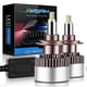 thumbnail image 1 of H7 Led Canbus 360 6000k Car Headlight Bulb H1 H11 H8 Hb3 9005 Hb4 9006 9012 Hir2 Led Auto Lamp 12 Sides Csp 25000lm Hi/low Beam, 1 of 4
