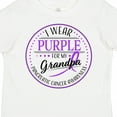 thumbnail image 4 of Inktastic I Wear Purple for My Grandpa- Pancreatic Cancer Awareness Boys or Girls Toddler T-Shirt, 4 of 5