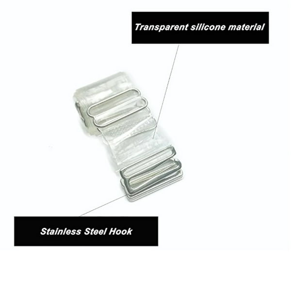 Bretelles de soutien-gorge transparentes 3 paires, bretelles de  soutien-gorge transparentes de remplacement de soutien-gorge invisibles  plusieurs largeurs amovibles 