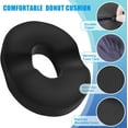 thumbnail image 3 of Pound Technology Donut Seat Cushion - Ultimate Comfort Memory Foam for Home & Office, 3 of 5