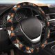 thumbnail image 5 of Balery Flower Horn Skull Fundas elásticas antideslizantes para volante, funda protectora universal para hombre y mujer, 15 pulgadas, accesorios para coche., 5 of 6