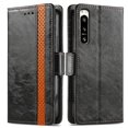 thumbnail image 2 of Compatible avec Sony Xperia 5 Iv Étui Portefeuille en Cuir avec Blocage Rfid Porte-Cartes Folio Rabattable Antichoc, 2 of 3