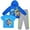 Blue, variant on Toy Story Woody, Buzz Lightyear and Rex Boys 3 Piece Zip Up Hoodie Tee and Jogger Set, 4-7