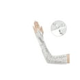 thumbnail image 3 of Women's Long Hook Finger Sequins Fingerless Arm Sleeves Shiny Bling Cosplay Gloves for Female Costume Vintage Opera Dance Party Silver, 3 of 7