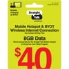 Straight Talk $40 Mobile Hotspot 8GB of Data 60-Day Plan e-PIN Top Up (Email Delivery)