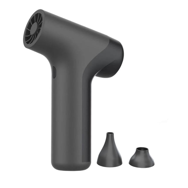 Secador de pelo portátil de secado rápido, pequeño y ligero, inalámbrico, para mujeres negro