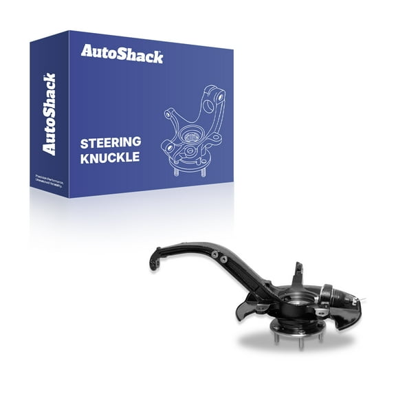 AutoShack Front Loaded Steering Knuckle and Wheel Hub Bearing Assembly - Passenger Side for Honda, Accord 2003-2007, FWD L4 2.4L - with ABS