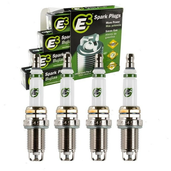 4 pc E3 Spark Plugs compatible with Jeep Compass 2.0L 2.4L L4 2007-2017
