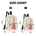 thumbnail image 3 of JIALIOU Mini Backpack Purse for Women Quilted Casual Daypack Small Travel Shoulder Bag, Guitar and Notes, 3 of 7