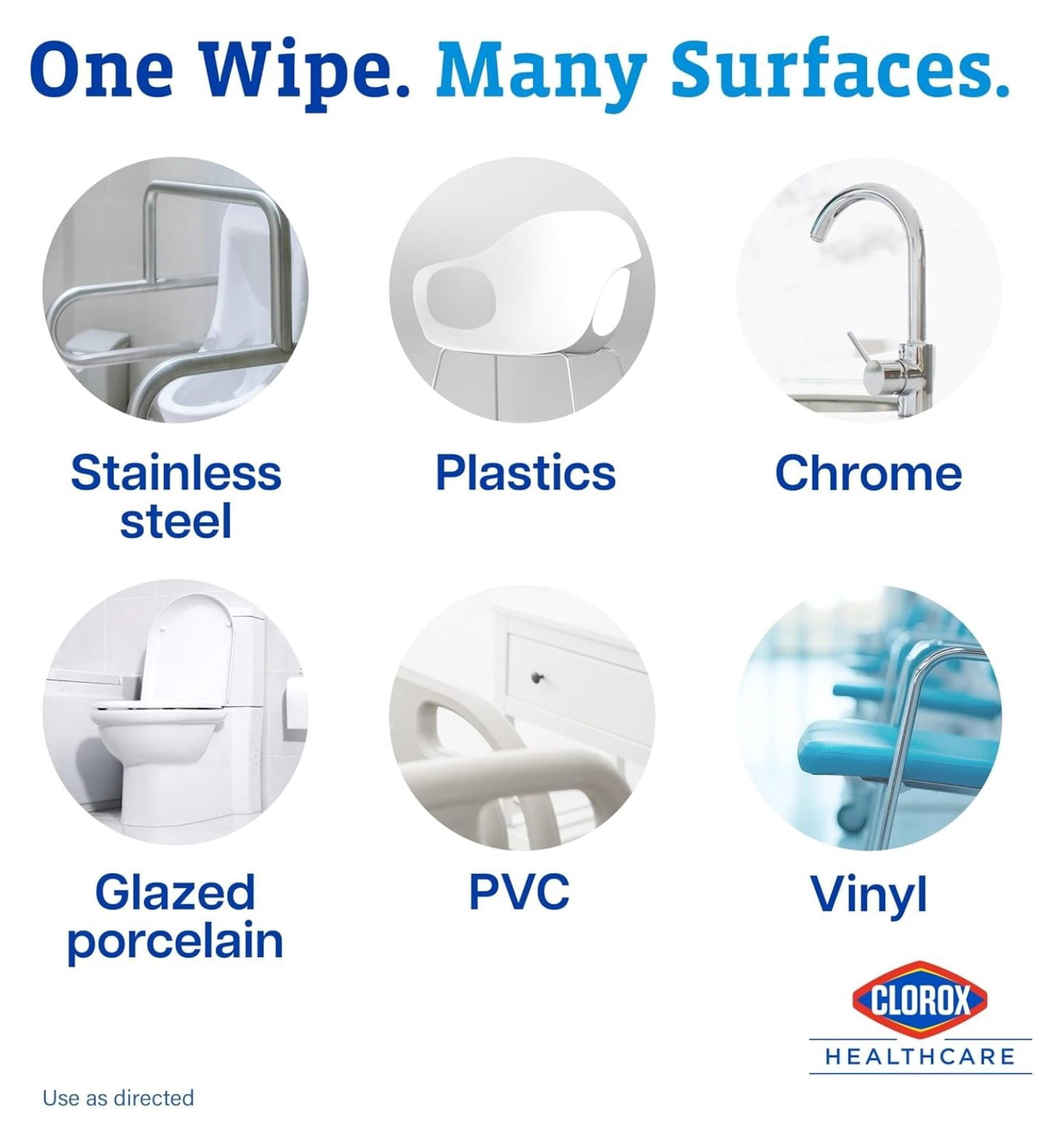 Disinfectant Wipes VersaSure 85 Count - Alcohol-Free Cleaner Wipes, 6.75 x 8", Multi-Surface Sanitizing Wipes for Home, Office, Healthcare - Pack of 6
