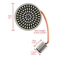 thumbnail image 3 of 1157 LED Turn Signal Light Inserts Lamp Fit for Softail Touring Dyna Sportster Amber, 3 of 10