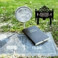 thumbnail image 4 of Memorial Remembrance Plaque Stake Grave Marker for Cemetery Black Memorial Garden Stake Sympathy Grave Stake for Outdoors Yard Grave Waterproof Cemetery Decoration, 4 of 9