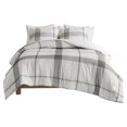 thumbnail image 1 of Housse de Couette en Jacquard de Coton Full/Grand Set en Blanc, 1 of 14