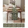 thumbnail image 6 of Hokiten Table Runners 120 Inches Long Dress Scarves, Summer Flowers Farmhouse Coffee/Dining/Kitchen Table Runner for Living Room, Farmhouse Botanical Tropical Plant Leaves 13x120 Inch, 6 of 7