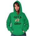 thumbnail image 4 of Get a Grip Golfing Golfer Joke Funny Hoodie Sweatshirt Women Men Brisco Brands X, 4 of 6