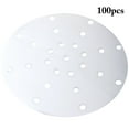 thumbnail image 2 of Bamboo Steamer Liner Perforated 100PCS Non-stick Parchment Sheets Cooking Paper, 2 of 10
