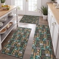 thumbnail image 2 of Multicolor Bigfoot and Text Pattern Kitchen Rugs Sets Of 3,Kitchen Runner Rugs Non Skid Washable,Decorative Kitchen Floor Mats for Kitchen,Sink,Laundry,17"x30"+ 17"x47" + 17"x59", 2 of 6