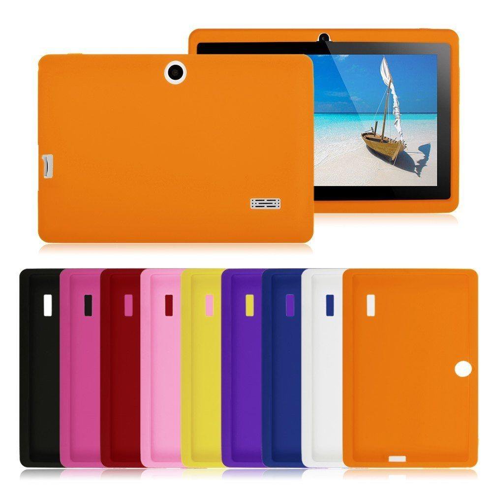 Silicone Back Cover Protective Case for 7" Tablet PC Assorted Colors