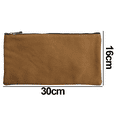 thumbnail image 2 of Canvas Pencil Case / Pencil Bag / Pencil Pouch, Rugged and Durable, Water Resistant, 2 of 5