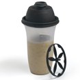 thumbnail image 1 of Botellas mezcladoras SIGNORA WARE | Botella de plástico para batidos de proteínas de 17 onzas para batidos y batidos de reemplazo de comidas, bebidas, mezcla de aderezos para ensaladas y salsas, Marga, 1 of 5