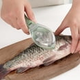 thumbnail image 5 of 1Pcs Fish Scaler, Fast Fish Scale Remover with Cover, Fish Descaler Tool Skin Brush Scraping Cleaning Peeler Scraper, Fish Scales Graters Scraper Easy Kitchen Cleaning Tool P8X5, 5 of 8