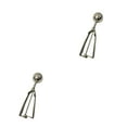 thumbnail image 4 of Guardoinrt Stainless Steel Ice Cream Spoon Watermelon Spoons Melon Baller Mashed Potatoes Jelly Yogurt Cookies Spring Handle Scoop 5CM 6cm 2Set, 4 of 6