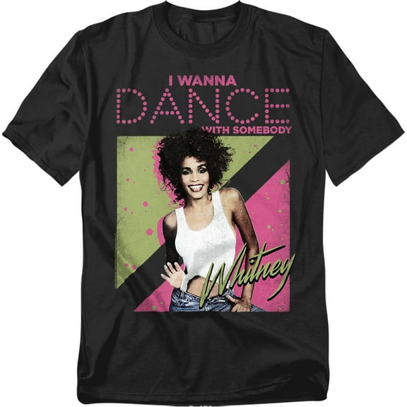 Whitney Houston T-Shirt I Wanna Dance Unisex Graphic Tee for Men & Women