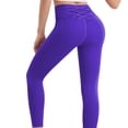 thumbnail image 5 of oqasdz Womens Leggings Solid Color Lifting Running Tights Slim Fit Comfortable Workout Yoga Pants XXL, 5 of 5