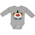 thumbnail image 3 of Inktastic Big Clown Face Boys or Girls Long Sleeve Baby Bodysuit, 3 of 5