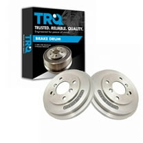 TRQ Rear Brake Drum LH RH Kit Pair Set of 2 for Ford Fiesta New BRA71287