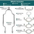 thumbnail image 2 of TWDRTDD Adjustable Lamp Harp Kit with E14/E26/E27 Adapters (5 Count), 2 of 6