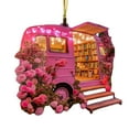 thumbnail image 1 of Garden Library Ornament Acrylic Books Stacked for Book Lovers Literary Bookshelf Hanging Art Piece Librarian, 1 of 5