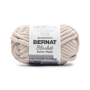 Bernat Blanket Extra Thick Jumbo Yarn, Oatmeal