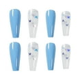 thumbnail image 3 of Kokovifyves Nail Care 24pcs Long Glossy Coffin Flash Fake Nails Press Nail False Tips, 3 of 3