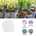 thumbnail image 2 of Flmtop 100Pcs Universal Biodegradable Non-woven Nursery Pouch Garden Plant Growing Bag, 2 of 9