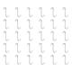 thumbnail image 1 of Gancho para Armario  Colgador Trasero Puerta Sin Perforaciones Baño Color Blanco, 1 of 4