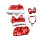 thumbnail image 4 of Ropa de muñeca de felpa de 17cm, ropa de animales de peluche, traje Tang, Cosplay suave, ropa de muñeca bonita y elegante, disfraz de año Nuevo Zapatos Traje Pingan, 4 of 8